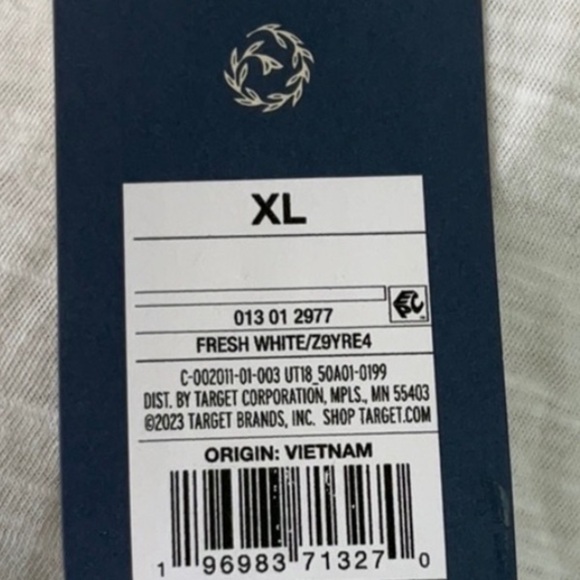 Universal Thread White Short Sleeve Crew Neck Crop Top Size XL - Picture 9 of 9